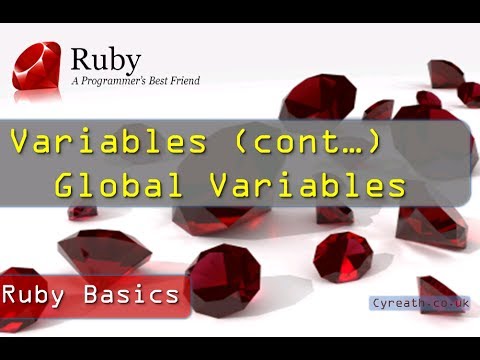 Ruby Basics » Part 6 | Global Variables