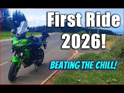 First Ride of 2026: Conquering the Scottish Winter Chill on My Versys!