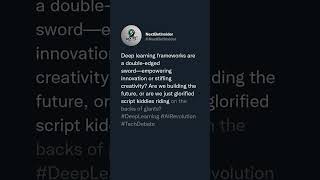 Deep learning frameworks are a double-edged sword—empowering innovation or stifling creativity? A...