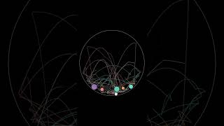 Procedural Zen #157: Turmoil to Unity | Multiple Bouncy Dots ASMR #animation #asmr #bounce #clack