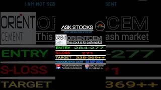 ORIENTCEMT | STOCKS | SHARE MARKET | PENNY STOCKS #stockmarket #trading