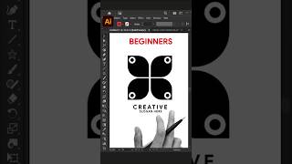 Adobe Illustrator 2025 Tips - How To Create Geometric Leaf Logo Design Process #zakkigraphics #short