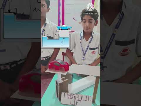 Hydraulic Lift Model for Class 11 Science Physics Project....
