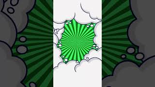 Background design with green color and clouds #vnwhy #flatdesign #beforeafter #affinitydesigner