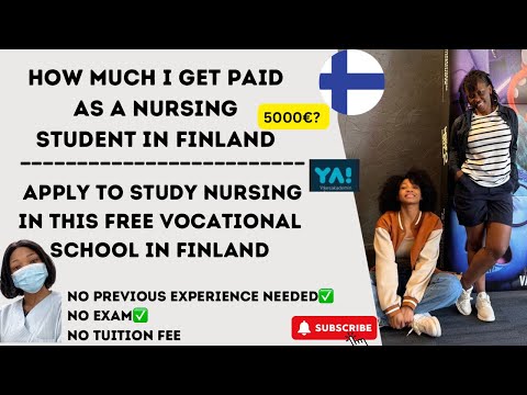 FREE VOCATIONAL SCHOOL IN FINLAND || HOW MUCH I GET PAID AS A NURSING STUDENT