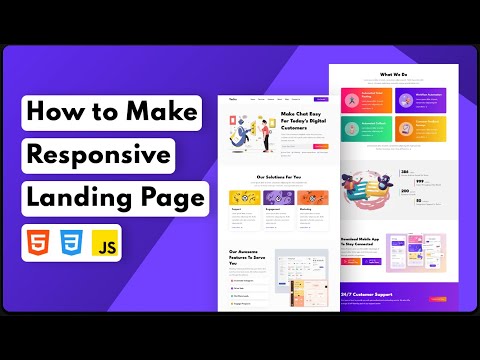 responsive tech website using html css and javascript | web design | web cheet
