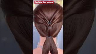 Hairstyle in simple steps#short #tutorial
