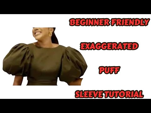 How to Create an Exaggerated Puff Sleeve without Elastic /Made Ease