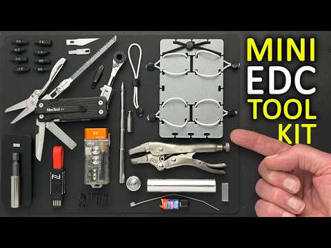 ULTRA Compact EDC Kit Built on a Next Generation Pocket Rack™ Featuring a Customized Mini Tool Set