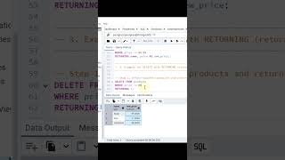 Deleting Data and Returning Rows in PostgreSQL