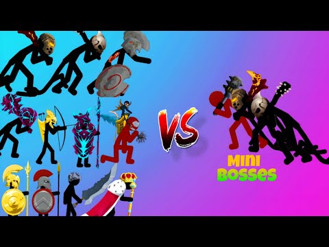 All strongest stick units VS TINY BOSSES - stick war legacy