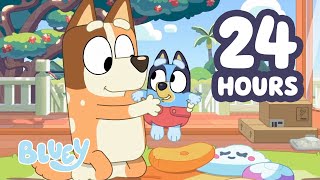 🔴LIVE: Bluey's Best Family Moments 💕 💙 | 24 HOURS | Best Wholesome Bluey Episodes | Bluey