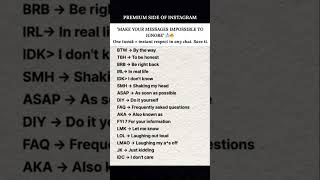 😵📲Learn chat abbreviations used in real conversations.#learnenglish #englishforadults #textslang