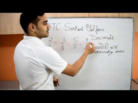 Number system || Descending order अवरोही क्रम || सैकंड मे आंसर