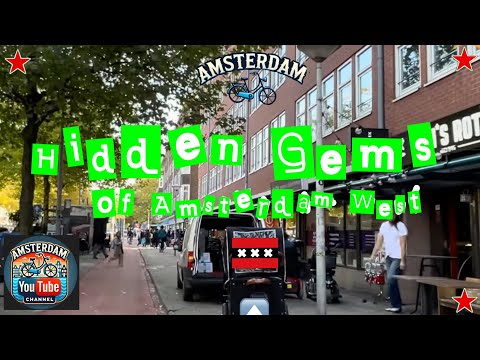 Amsterdam Bicycle Video 53 Mercatorplein to Willem de Zwijgerlaan POV Hidden Gems 4k NoTalk 17/10/24