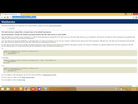 ASP C# tutorial: web service part 4: inserting data into database using web service