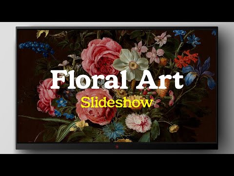 TV Art Slideshow | Flower Paintings | 3 Hours | No Music | 명화 슬라이드 | 회화 | 미술 | 명화감상 | 더프레임tv