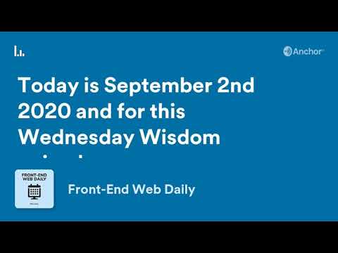 Wednesday Wisdom | September 2, 2020