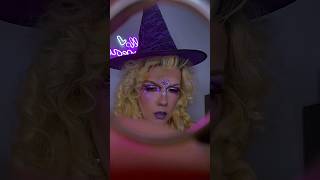 🔮💜💍 #makeuptransition #halloweenmakeup #witchmakeup #makeuptransition #cutcreaseeyemakeup