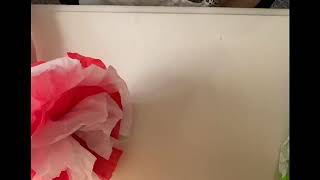 Tissue Paper Flower tutorial