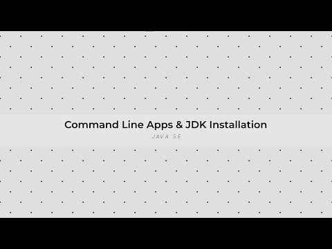 01 Command Line Apps and JDK Installation [Arabic] [عربي]
