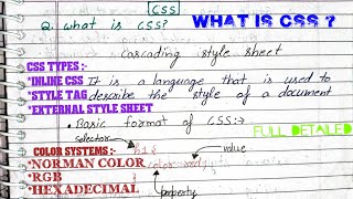 CSS Types & Color Theory Full Tutorial | Inline vs Internal vs External | RGB vs Hex (Hindi)