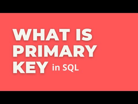 What is Primary key in DBMS | SQL Server