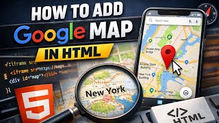 How to Add Google Map in HTML 🤔