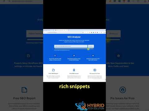SEO Analyzer Tutorial – Improve Your SEO in Minutes! #shorts