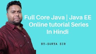 Core Java Online Training Session 81 | Java Tutorial in Hindi | Java Tutorial For Beginners