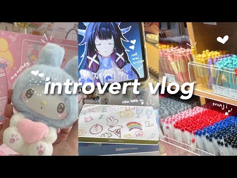 summer vlog of an introvert teen 🎐 back to school shopping, muji, sanrio blindbox, day in my life