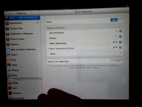 iPad WiFi Flutter Failure