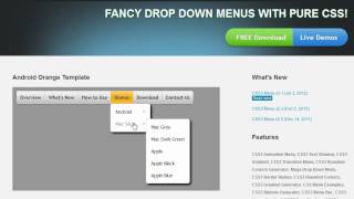 CSS3Menu: GUI interface
