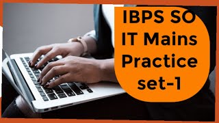 Operating System Practice Set-1