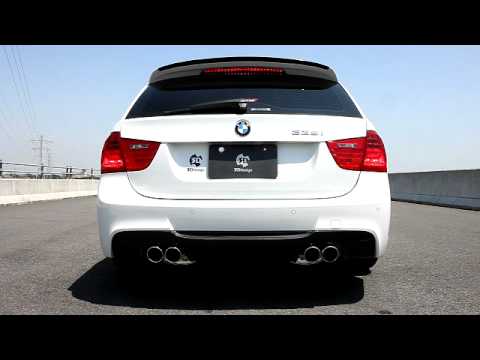 3DDesign BMW E90, E91 exhaust　sound clip