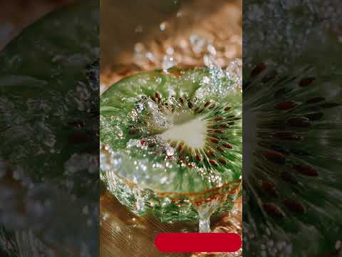 Crystal Kiwi Cutting Sounds | ASMR #Fruit Slice #ASMR #FruitCutting  #ASMRShorts #RelaxingASMR