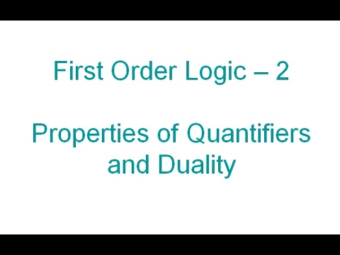 Duality in first order logic for critical thinking