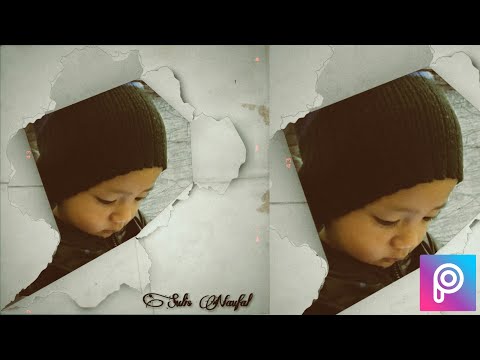 Edit foto keren di PicsArt | kertas sobek