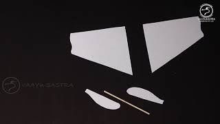 Helicopter with swept back wings || DIY for kids