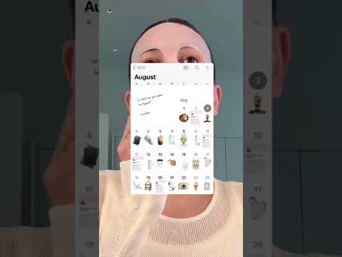 August Calendar ✨🥑 #augustcalendar #productive #glowup #skincare #fypage #fyp #fy