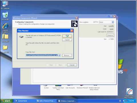 How To Setup IIS windows XP