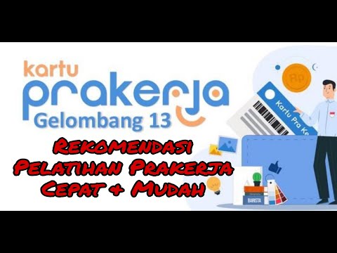 Pelatihan Program Kartu Prakerja Gampang & Mudah (Tanpa Webinar & Diskusi kelompok online)
