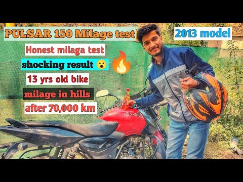 Pulsar 150 (2013 Model) Mileage Test: Hill Roads with Pillion! shocking results 🔥