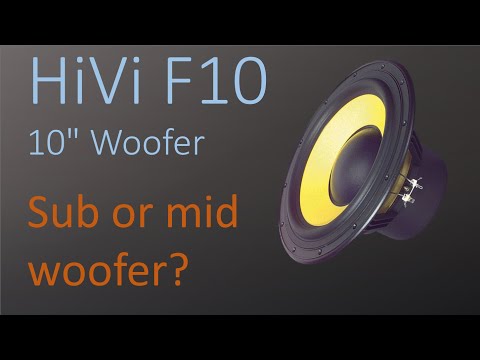 HiVi F10 | Subwoofer Enclosure recommendations