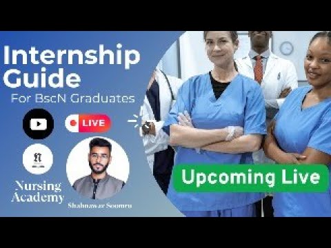 LIVE 🎙 Internship Guide for BScN Graduates | Tips, Application Process & Q&A
