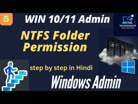 Configure NTFS Folder permission in windows 10/11 | Full Practical step by step in Hindi