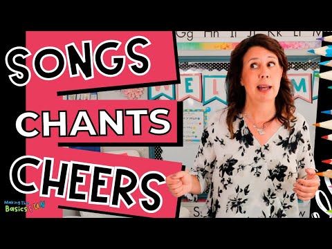 Make Your Own Songs, Chants, and Cheers- Teaching Sight Words In Kindergarten & First Grade