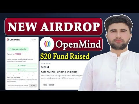 OpenMind New Airdrop | OpenMind Airdrop $20M Fund Raised | Rizwan Baloch 2.0