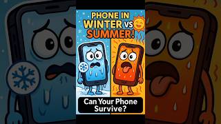 Phone in Winter vs Summer – Can Your Phone Survive? #shorts  #phone #survive