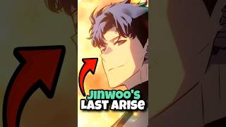Jinwoo's Last Arise in Solo Leveling! Solo Leveling Season 2 #sololevelling #jinwoo